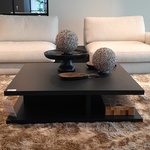 Salontafel Camerich, Plato, zwart