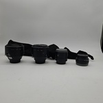 4x Camera lens, Nikon, O.a. AF-S Nikkor 58mm 1:1.4G