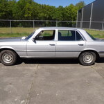 Oldtimer, Mercedes-Benz, W116 450SEL, grijs-metallic, circa 1973