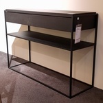 Sidetable Ethnicraft, Monolit, zwart