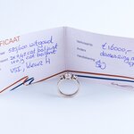 Getaxeerde gouden ring
