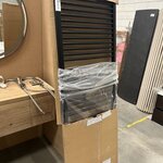 Designradiator met midden aansluiting zwart HR, designradiator, zwart