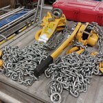 2x Rateltakel  DELTA YELLOW, 1.5 ton