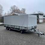 Schamelaanhangwagen<br /> met huif FRIPAAN, ZSWT35