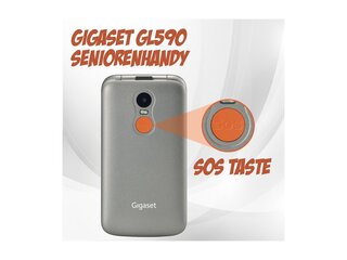 1x Gigaset GL590 – Mobiele telefoon voor ouderen – met noodknop – opla