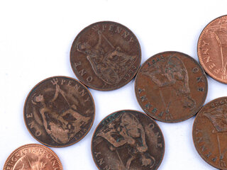 18x Munten Groot Brittannië
