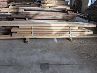 ca. 11x Hardhouten plank
