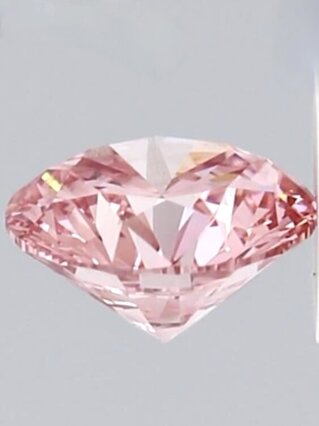 Diamant – 1.00 karaat diamant Fancy Vivid Pink (gecertificeerd)