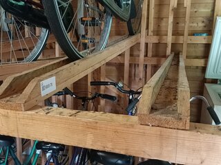 ca.65x Fietsenstalling gleuf, lengte ca. 205 cm
