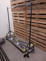 3x Garderobe rek
