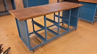 Verrijdbare werkbank