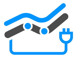 Elektrische boxspringcombinatie M-Ray, Sense Exclusief, Grijs