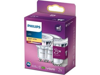 Philips LED Spot - 25 W - GU10 - 2 stuks