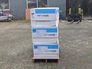21,6m2 Akoestische plafondplaat Eurocoustic Saint Gobain, bouwjaar 202