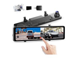 AZDOME Dual Lens Spiegel Dash cam 11,8 ''IPS Full Touchscreen