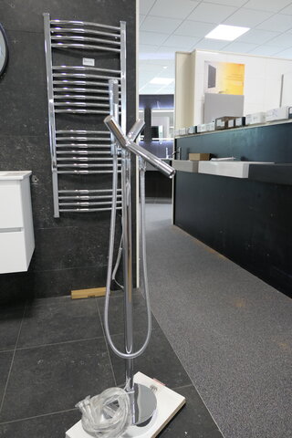 Staande badkraan chroom