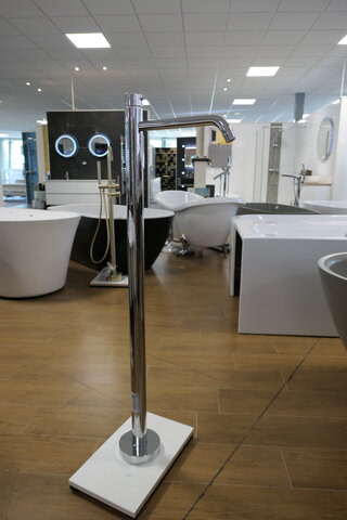 Staande badkraan chroom