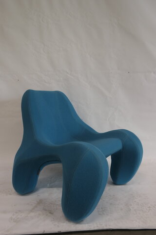 Design fauteuil Max Jungblut, Club 112, turquoise