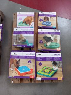 6x Honden puzzel voederbakjes Nina Ottosson