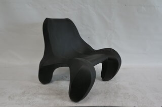 Design terrasfauteuil Max Jungblut, Club 111, zwart