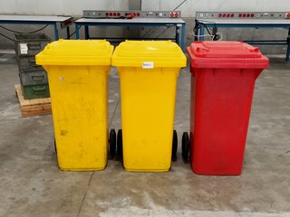 3x Kunststof afvalbak - kliko