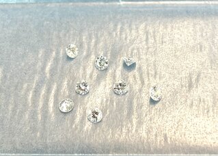 Diamant - 1.02 karaat aan echte natuurlijke diamanten