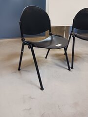 2x Design stoel Lamm, Parma, zwart