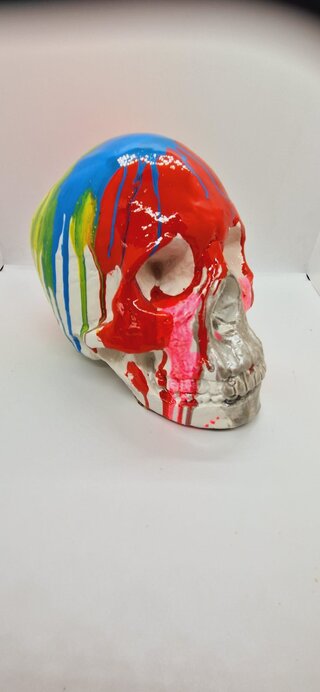 Sculptuur - Hirst Reproductie Skull ''For The Love Of God''