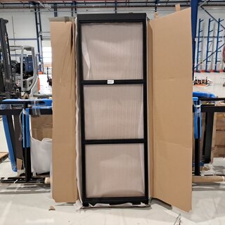 Vast paneel, zwart ral 9005 fijnstructuur