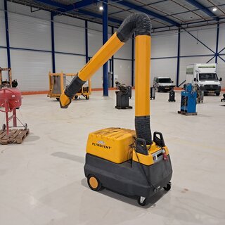Mobiele lasdampafzuiger Plymovent, MFD, Geel/zwart, 2019
