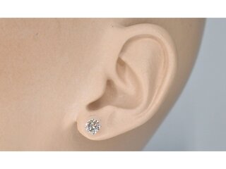 Witgouden diamanten oorbellen van 1.00 carat