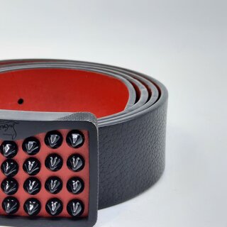 Riem Christian Louboutin, Leather studded Louis Belt