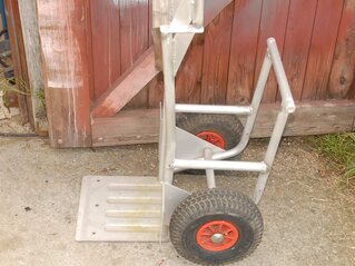 Aluminium steekwagen voor buitenboordmotor