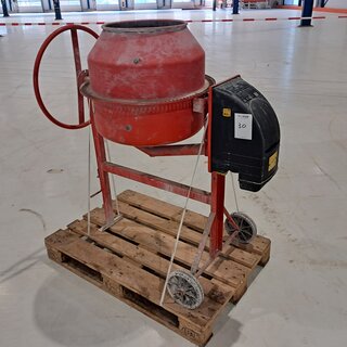 Mobiele betonmixer Altrad, HMP135L, rood/zwart
