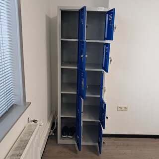 2x Lockerkast,  5-deurs
