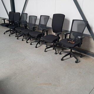 7x Diverse bureaustoelen Schaffenburg