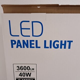 3x Led panel licht Aigostar