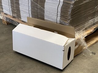 Ca. 1500x Dozen 42x16x15cm, wit