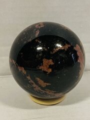 Rhodoniet bol, rood / zwart