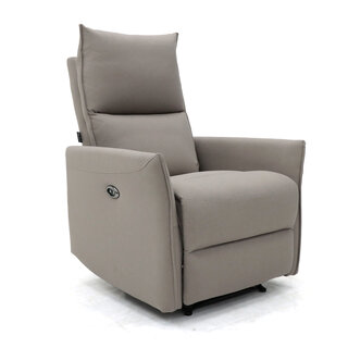 Elektrische lounge fauteuil SANDERZ, khaki, bouwjaar 2024