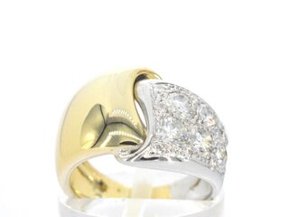 Gouden ring met diamanten