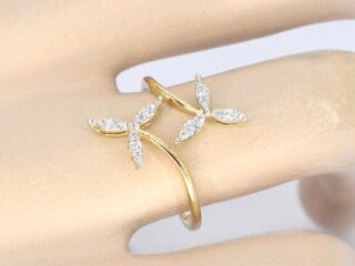 Gouden ring met diamanten