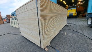 Ca. 25x Underlayment platen, 18mm, 244x122cm