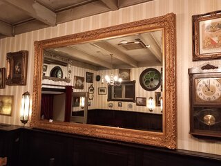 Wandspiegel, facet geslepen