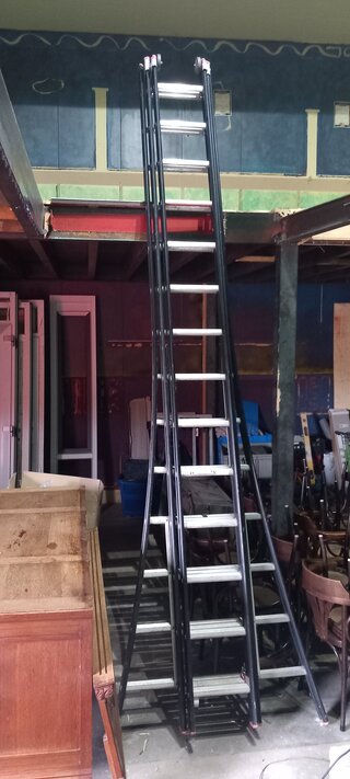 3-Delige ladder Altrex, 3x 14 treeds