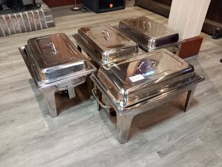 4x Chafing dish