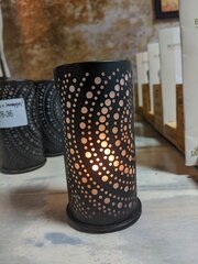 Windlichten met LED lampjes en oplaadstation