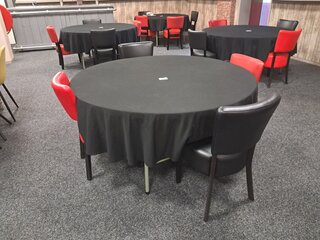 4x Inklaptafel met 16x stoel