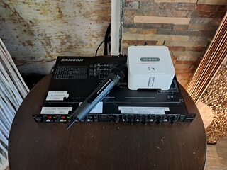 Geluidsset met microfoon en Sonos
