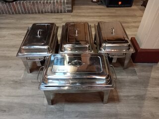 4x Chafing dish
